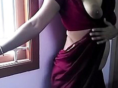 HOT INDIAN MAID With regard to SAREE Troop TEASE AND FUCK