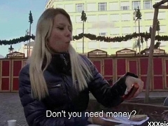 Public Dick Sucking Be expeditious for Cash With Amateur Czech Babe 01