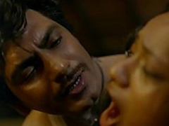 Sacred Games all sex scenes Rajshri Deshpande Nawazuddin Kubra Sait Eshika Dey Marathi Saree Netflix indian desi