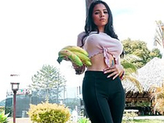 CARNE DEL MERCADO - Sexy Latina Mila Garcia tastes meaty dick plus gets fucked