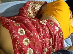Indian lalita Singh  just married fucked in saree