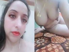 Today Exclusive- Horny Paki Bhabhi Record Nude Selfie Part 2