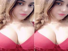 Today Exclusive- Horny Paki Girl Record Her Nude Selfie Fastening 1