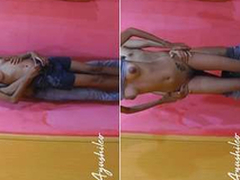 Down in the mouth Lankan Girl Boob Pressing And Standing Fuck