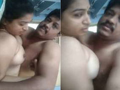 Today Exclusive- Sexy Telugu Bhabhi Boob Sucking And Enduring Fucked By hubby