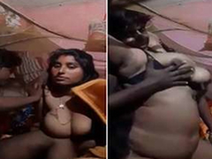 Today Exclusive- Horny Desi Village Bhabhi Boob pressing and Fucked Relative to Doggystyle