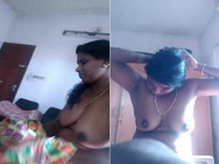 Today Exclusive- X-rated Mallu Wife Strip her Cloths and Sucking Hubby Dick