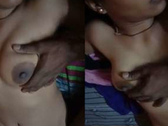 Today Exclusive- Desi Village Wife Boob Pressing and Gender Loyalty 2