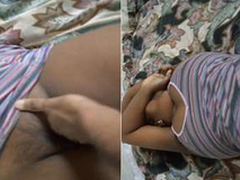 Today Exclusive- Hot Desi Milf kissing $ Fingerring and Body Massage Part 3