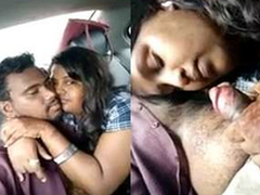 Today Exclusive-Telugu Girl Engulfing Lover Dick On Motor vehicle