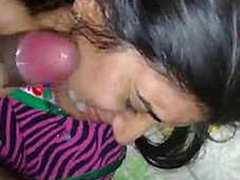 Desi wife facial with hubbys cum