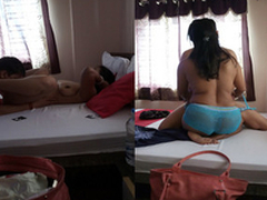 Exclusive- Sexy Indian Wife Steadfast Screwed In Hotel room