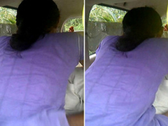 Desi Tamil Unsubtle Ridding Lover Dick On car