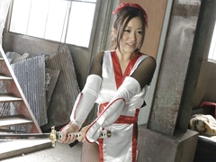 Hot japanese teen is a hero who fight the bad ninja fuckers with her genius pussy to save Japan.