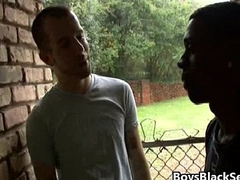 Blacks On Boys - Gay Hardcore Interracial Bareback Sex Video 02
