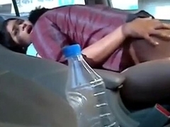 Indian couple fucking on the car